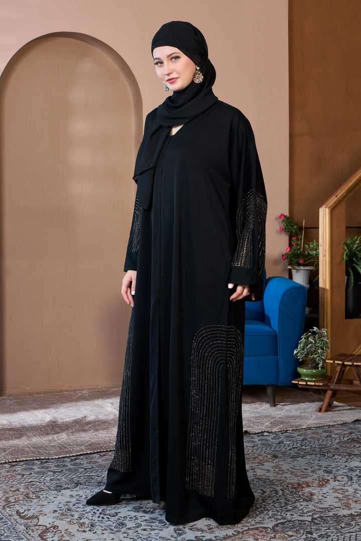 Noir Radiance Abaya