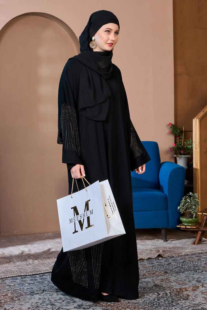 Noir Radiance Abaya