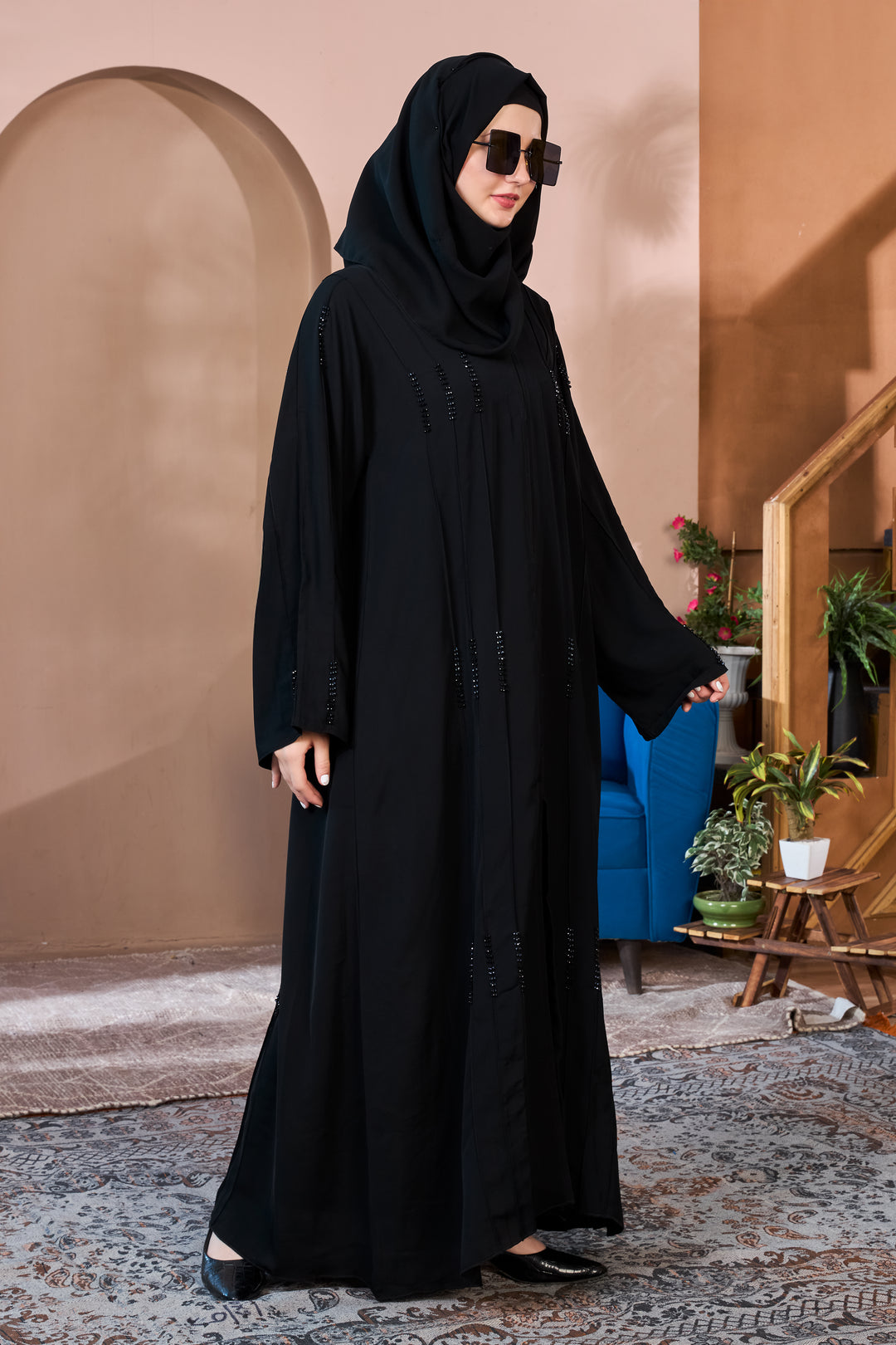 Midnight Radiance Abaya