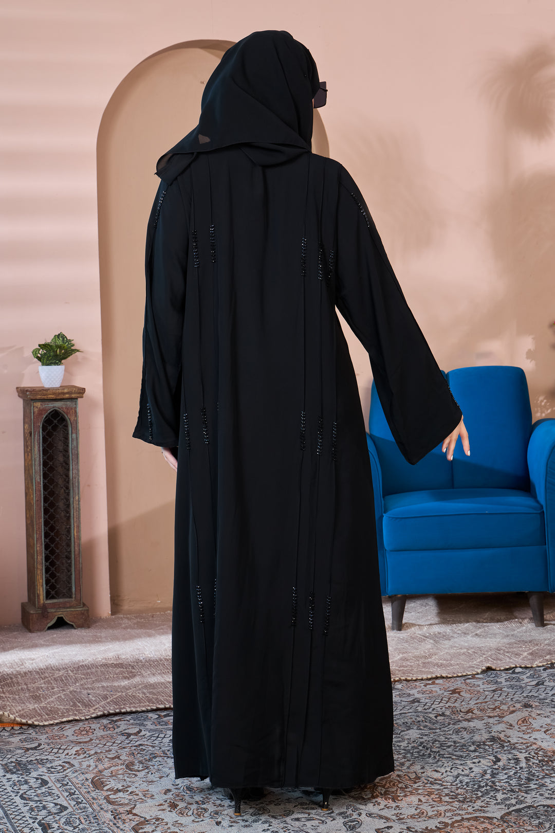Midnight Radiance Abaya