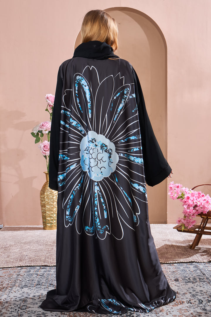 Artistic Floral Abaya