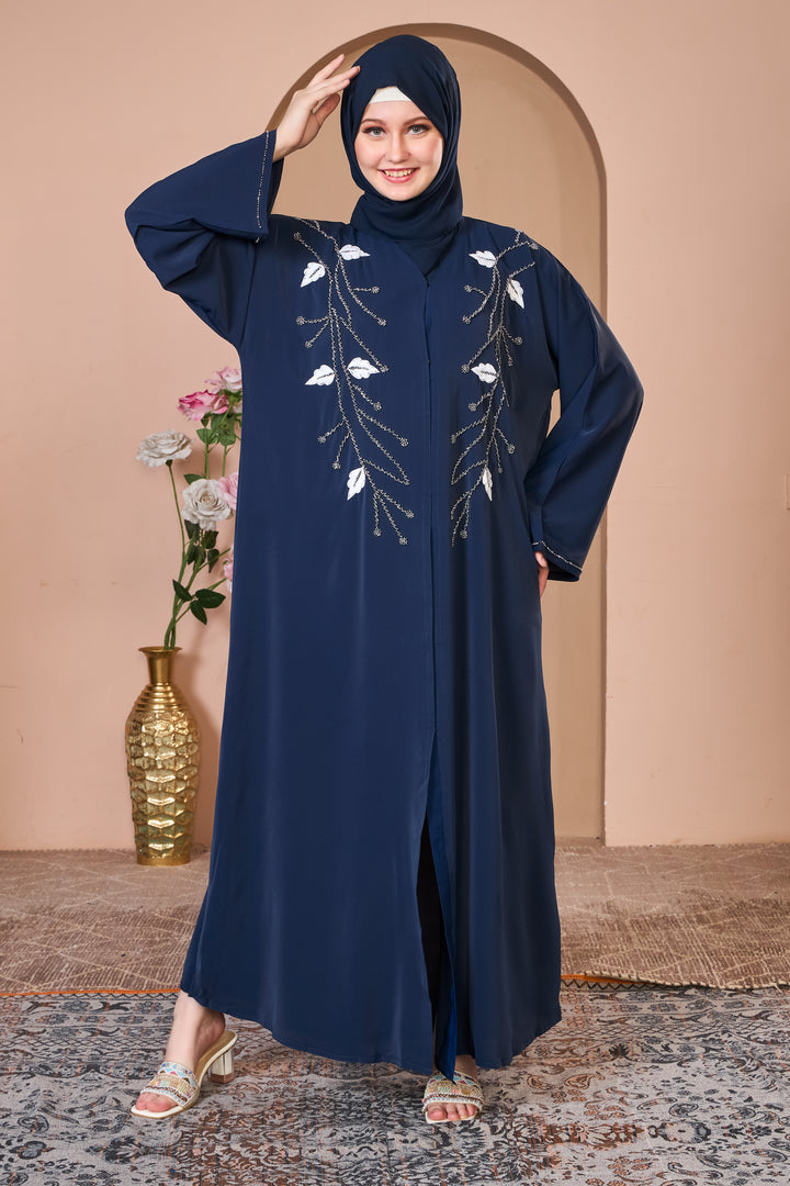 Elegant Embroidered Abaya
