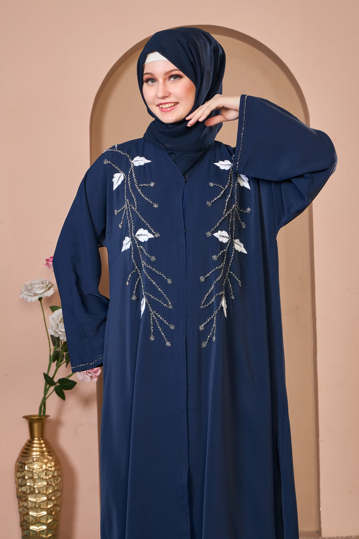 Elegant Embroidered Abaya
