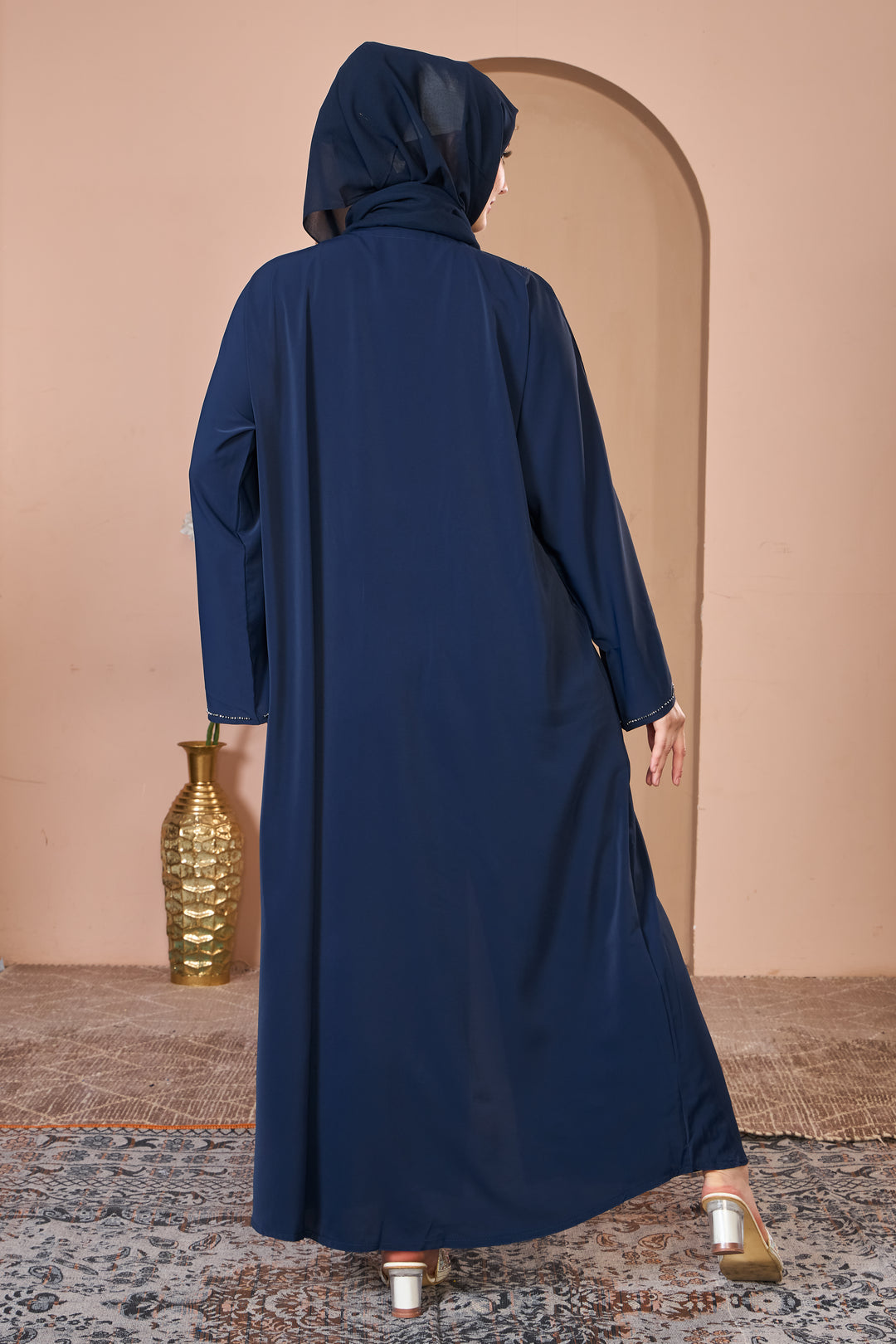 Elegant Embroidered Abaya