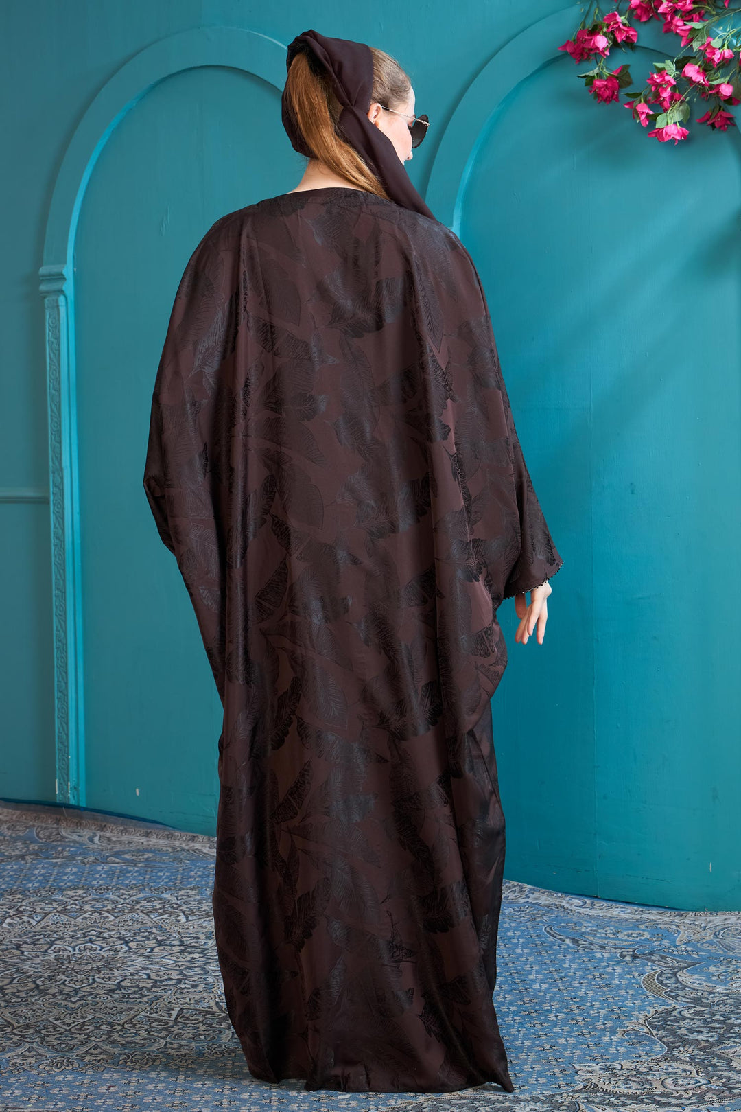 Mocha Textured Abaya