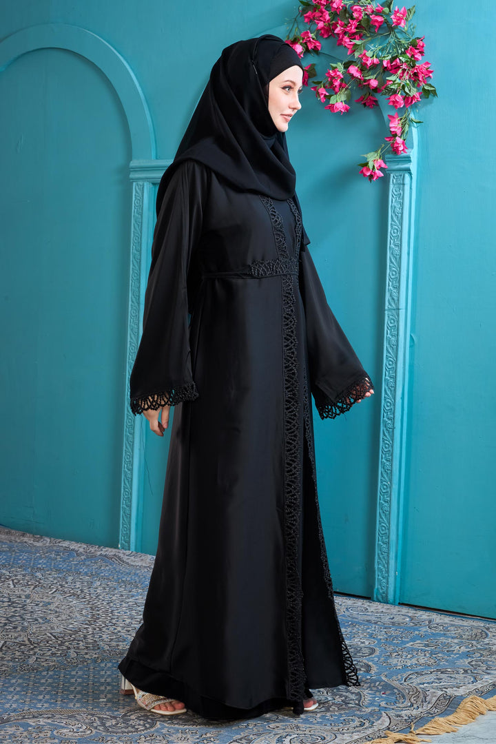 Midnight Lace Abaya