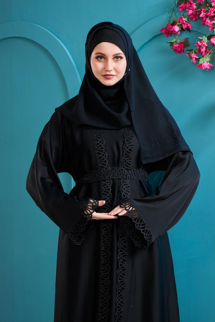 Midnight Lace Abaya