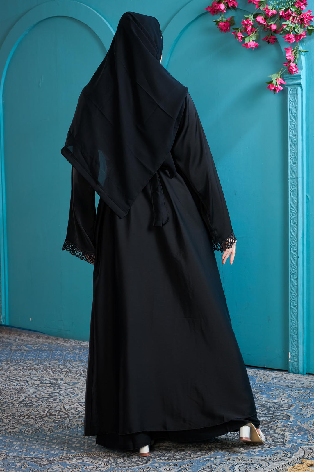 Midnight Lace Abaya