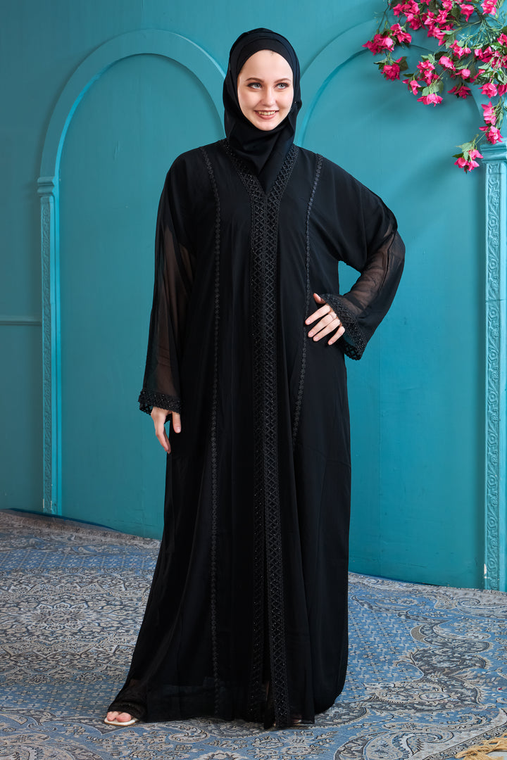 Elegant Black Abaya