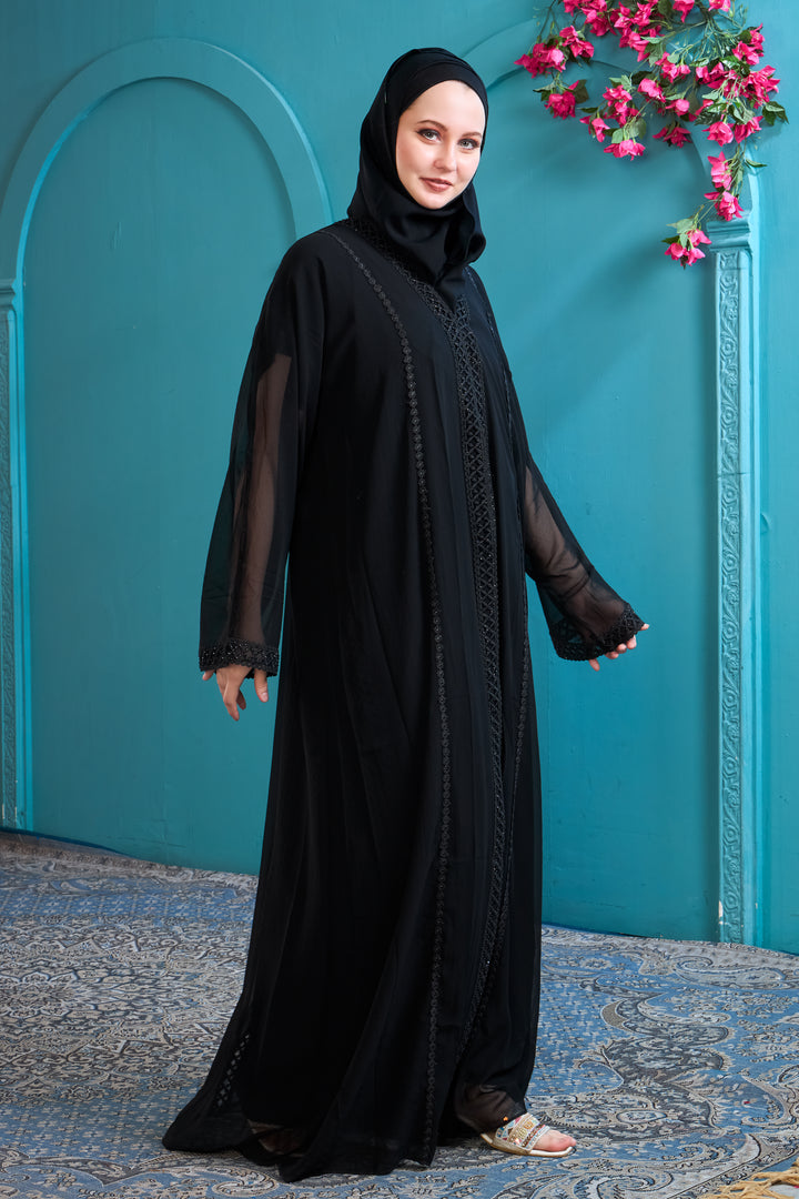 Elegant Black Abaya