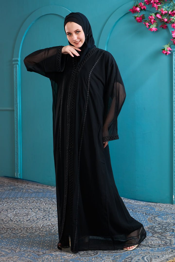 Elegant Black Abaya