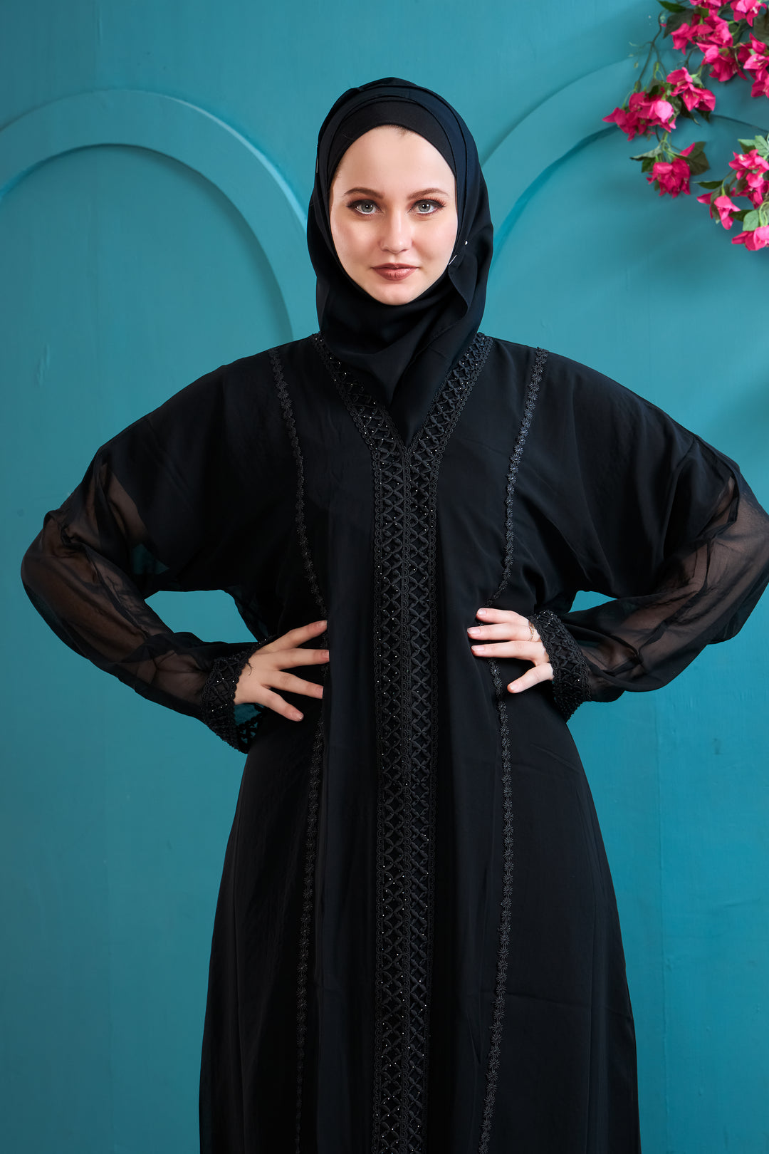 Elegant Black Abaya