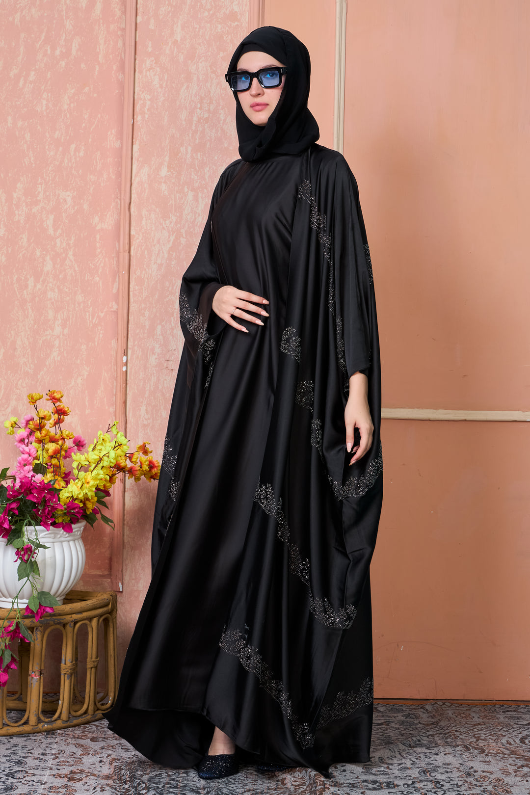 Midnight Grace Cape Abaya