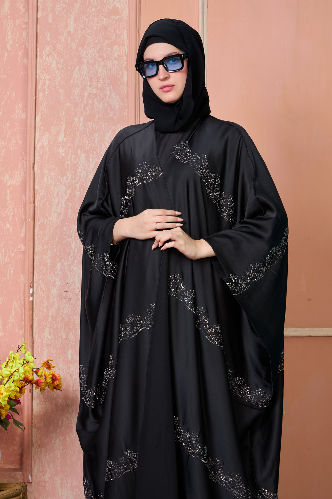 Midnight Grace Cape Abaya