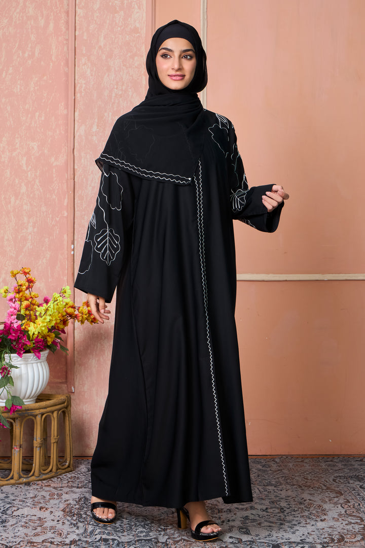 Mono Bloom Abaya