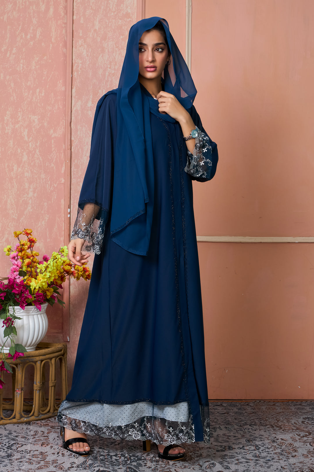 Midnight Serenity Abaya